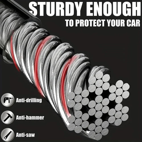 Anti-theft Wheel Lock Steel Cable Security